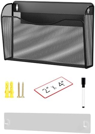 Magnetic File Book Holder Folder Mail Binder Organizer Wall Basket Bins by LIFEFAN