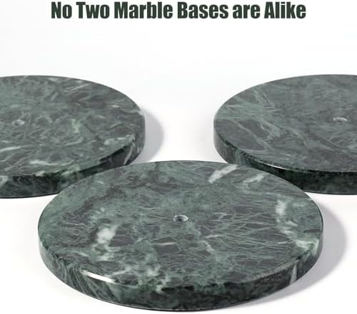 Koville Italian Natural Marble Paper Towel Holder Countertop, Genuine Stone - Image 4