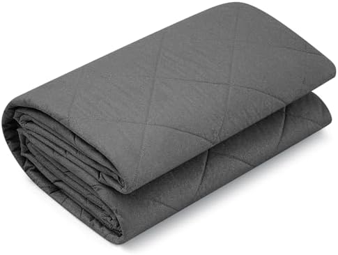 Treela 58" x 72" 2 Yard Heat Resistant Quilted Fabric Ironing, Dark Grey by Treela