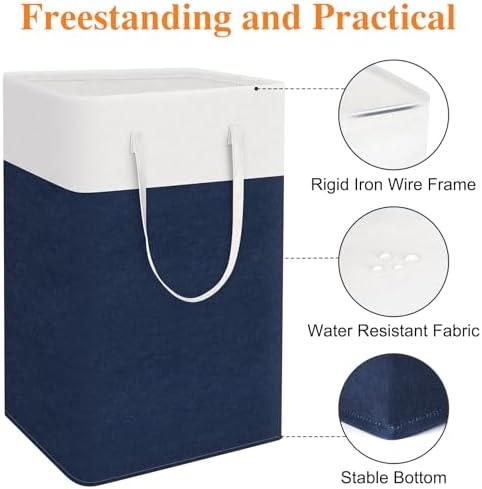 TasticTotes Laundry Basket 3-Pack, Laundry Hamper - Image 4