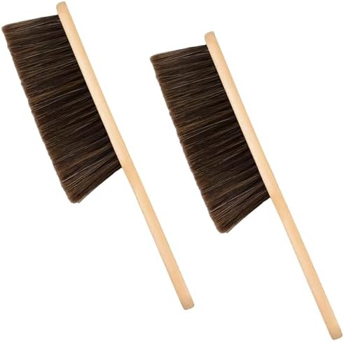 Wooden Bench Brush with Soft Bristles – 2 Pack Wide Table & Counter Dusting - Image 7