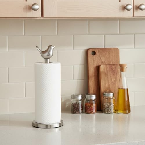 Bird Paper Towel Holder Kitchen Decor Detachable Paper Towel Holder Stainless - Image 4