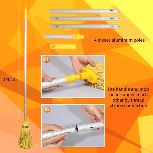 22Qt Floor Cleaning Mop Bucket - Image 4