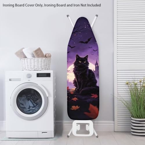 Black Cat Ironing Board Cover, Bat Ironing Board Cover - Image 3