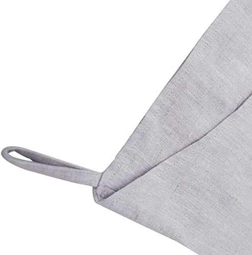 Amazhiyu Pure Linen Over The Door Laundry Hanging Hamper Bag - Image 3