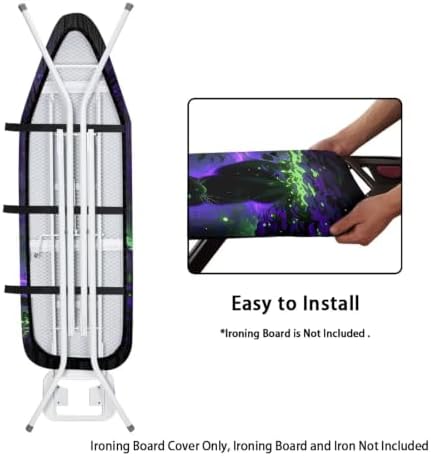 Black Cat Ironing Board Cover and Pad Elastic Edge - Image 4