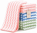 10 Pack Mircofiber Dish Cloths, Upgrade Kitchen Dish Rags, Reusable Cleaning by Neoweming-Lessismore
