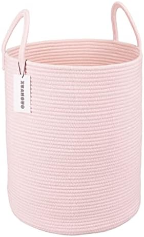 XUANGUO Cotton Rope Laundry Basket Hamper by XUANGUO