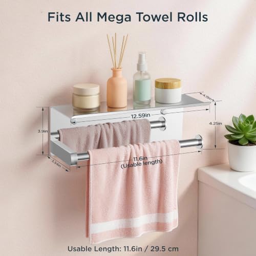 FORIOUS Wall Mount Paper Towel Holder - Image 5