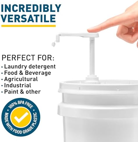 Heavy-Duty 5-Gallon Bucket Pump Dispenser - Image 3