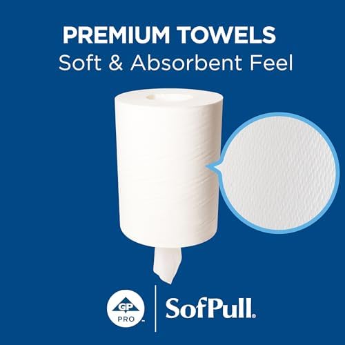 Georgia-Pacific SofPull Junior Centerpull Premium Paper Towels, Commercial Bulk - Image 2