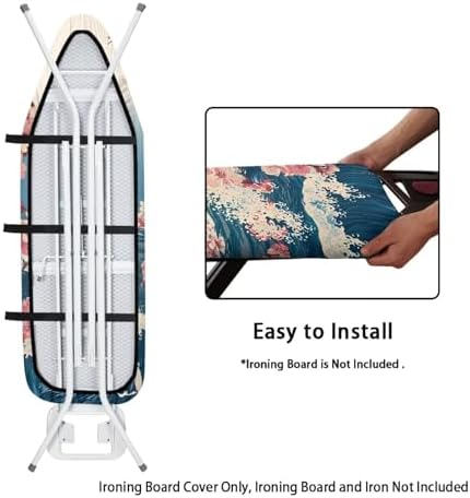 Japanese Cherry Blossom Ironing Board Cover Non-Slip Iron Board Covers - Image 4