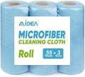 AIDEA Microfiber Cleaning Cloth 165 Sheets 3 Roll by AIDEAHOME