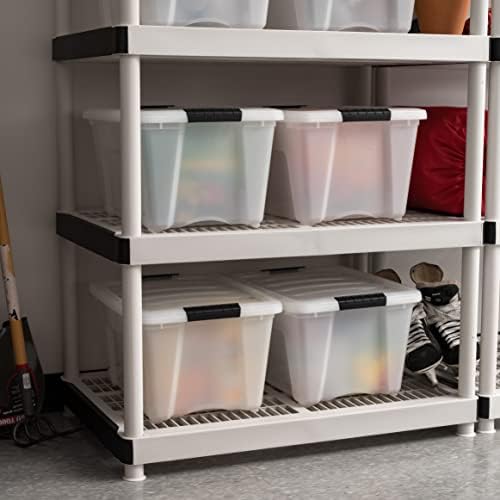 IRIS USA 4-Pack 32 Quart Storage Bins - Image 3
