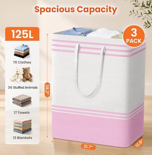 TranquilRelax 3-Pack Laundry Basket, Laundry Hamper - Image 2