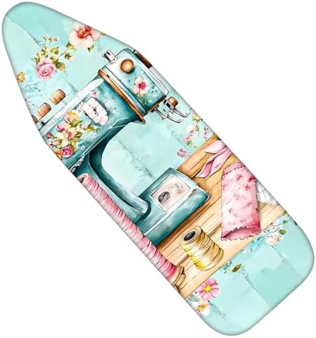 Nuxovilar Floral Sewing Machine Ironing Board Cover 15x54 Polyester by Nuxovilar