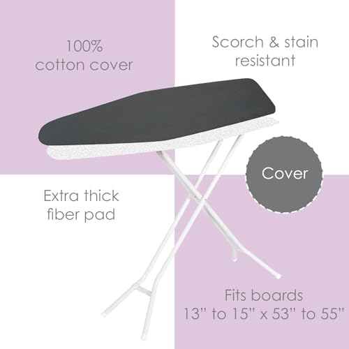 Ironing Board Cover and Pad, 100% Cotton - Image 5