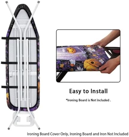 Ghost Ironing Board Cover and Pad 15x54 Inch Standard Ironing Board Cover - Image 4