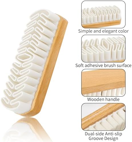 Suede Shoe Brush Eraser Set:3 Pcs Soft Suede Nubuck Shoes Brush Cleaner Kit - Image 4