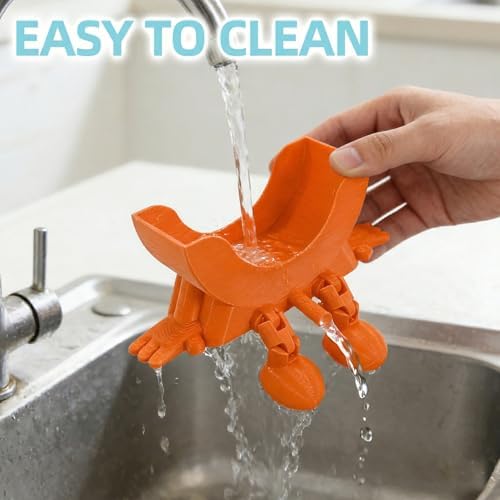 Cute Smiley Sponge Holder, Kitchen Sink Caddy - Image 6