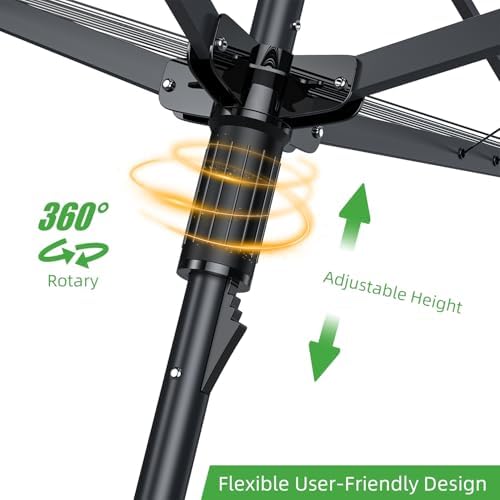 Heavy Duty Outdoor Umbrella Clothesline, 12 Lines - Image 5