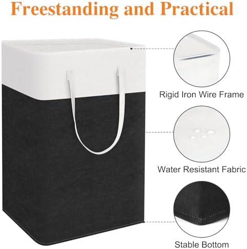 TasticTotes Laundry Basket 3-Pack, Laundry Hamper - Image 4