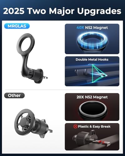 For MagSafe Car Mount Air Vent Magnetic Phone Holder - Image 2