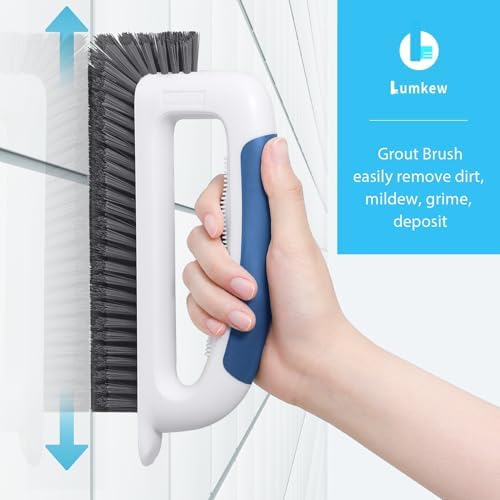 Lumkew Grout Cleaner Brush for Cleaning Floors Tile Scrub - Image 2