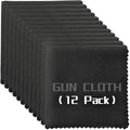 12 Pack Microfiber Gun Cleaning Cloth, Reusable Microsuede Cleaning/Polishing by Miaozhun