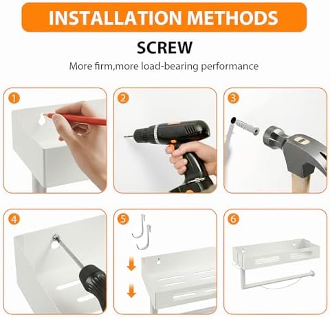 Paper Towel Holder Wall Mount for Kitchen, Paper Towel Holder - Image 6