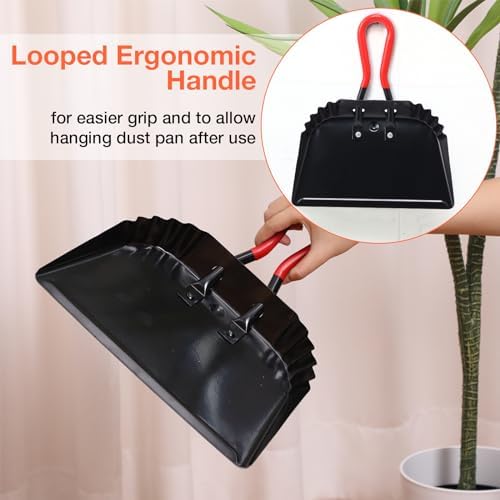 Uiifan 12 Inch Heavy Duty Metal Dustpans - Image 5