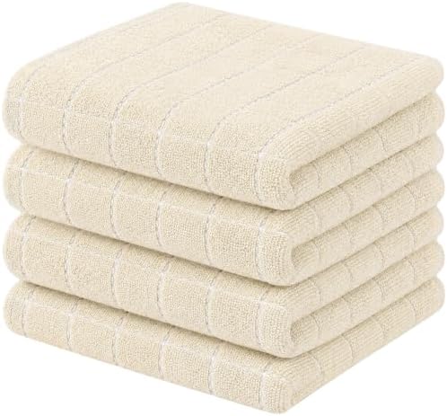 Kitinjoy 100% Cotton Terry Kitchen Towels, 13”x 28” by Kitinjoy