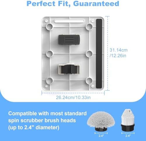 layyah Spin Scrubber Wall Mount Organizer Rack - Image 5