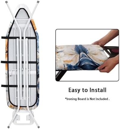 Flashideas Flower Ironing Board Cover and Pad 15x54 Inch Standard Ironing Board - Image 5