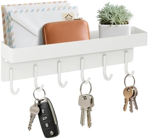Magnetic Key Holder Wall Mount, Small Key Rack by HOMEBROS