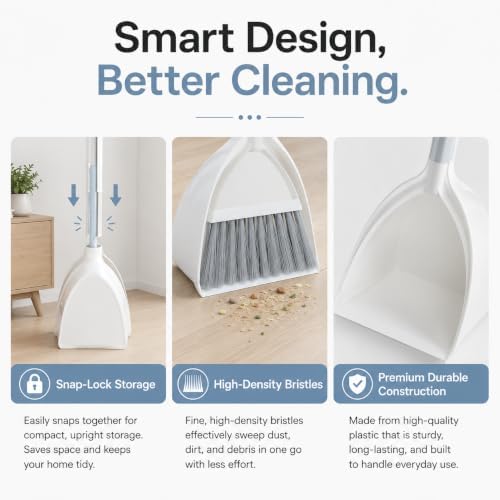 Small Broom and Dustpan Set - Image 4