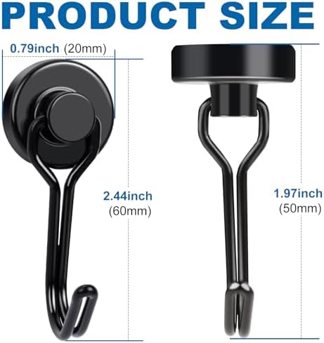 E BAVITE Magnetic Hooks, 40lbs+ Magnet Hook 2026 Cruise Essentials - Image 2