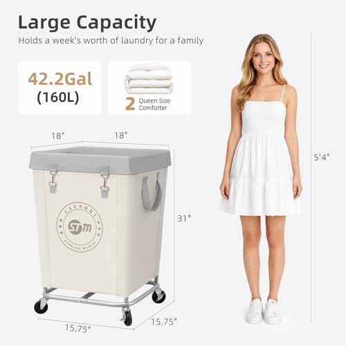 STORAGE MANIAC Commercial Laundry Hamper - Image 3