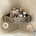 Corner Shower Caddy, No-Drilling Adhesive Shower Shelves by Fafua