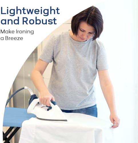 RAINHOL Compact Full Size Ironing Board 43x13 Blue - Image 6