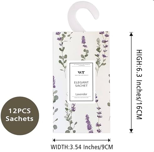 WEALD TRIBE 12 Packs Large-Bag Lavender Scented Sachets - Image 2