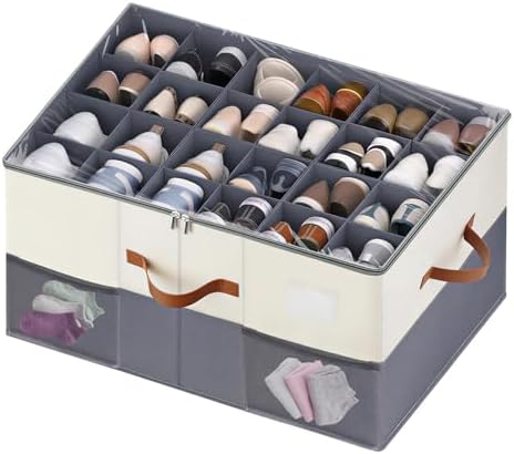 Premium 24-Pair Shoe Organizer by Unknown