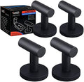 ULIBERMAGNET 4 Pack Strong Magnetic Coat Hooks, Heavy Duty Rubber Coated by ULIBERMAGNET