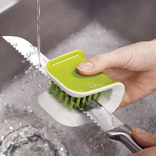 Joseph Joseph BladeBrush Knife & Cutlery Cleaner, Kitchen Cleaning Brush - Image 2