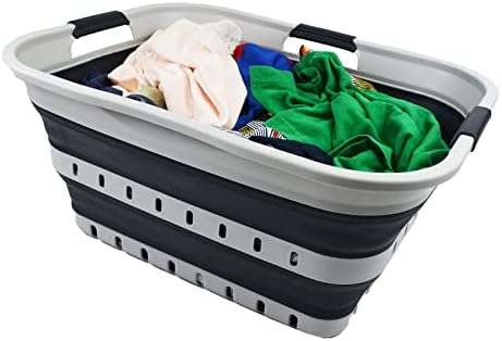 SAMMART 42L Collapsible Plastic Laundry Basket - Image 5