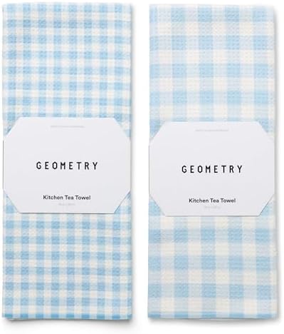 GEOMETRY Tea Towels – Spring & Summer Collection – Quick-Dry, Ultra-Absorbent by GEOMETRY