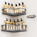 Veken Corner Shower Caddy 3-Pack, Advanced Rustproof Design&Stable Storage by Veken