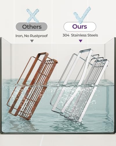 ODesign 3 Pack Adhesive Shower Caddy, Rustproof Shower Shelves Rack - Image 3