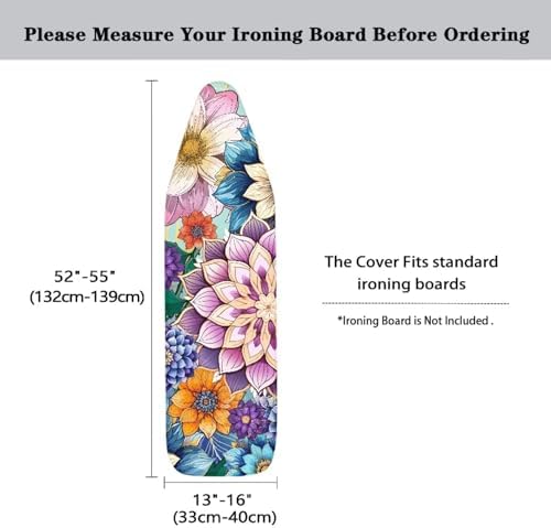 Flashideas Hippie Flower Ironing Board Cover - Image 5