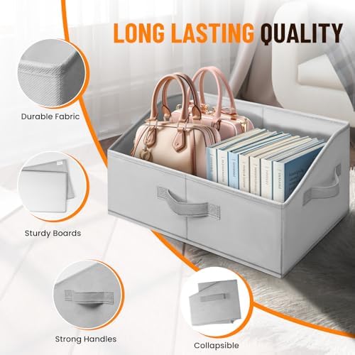 Extra Large Closet Organizers Bins 4 Pack - Image 6